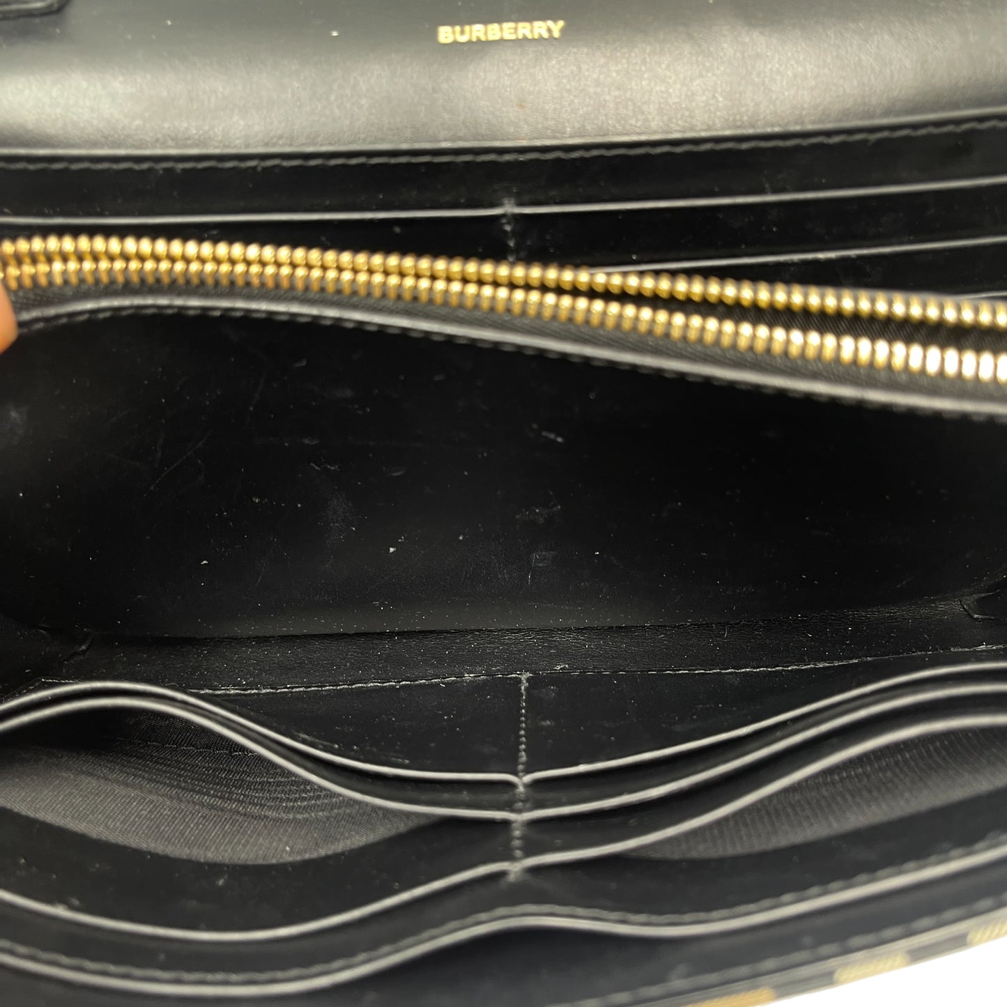 Burberry Hannah Check Wallet Crossbody