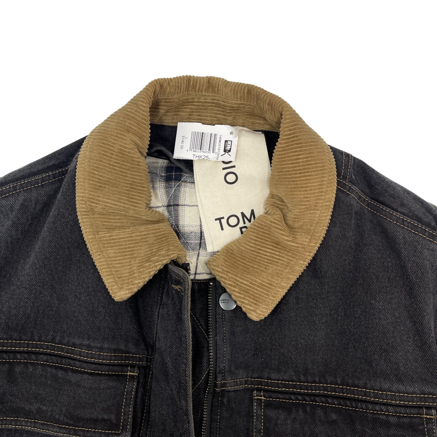Studio Tomboy Corduroy Denim Grey Jacket