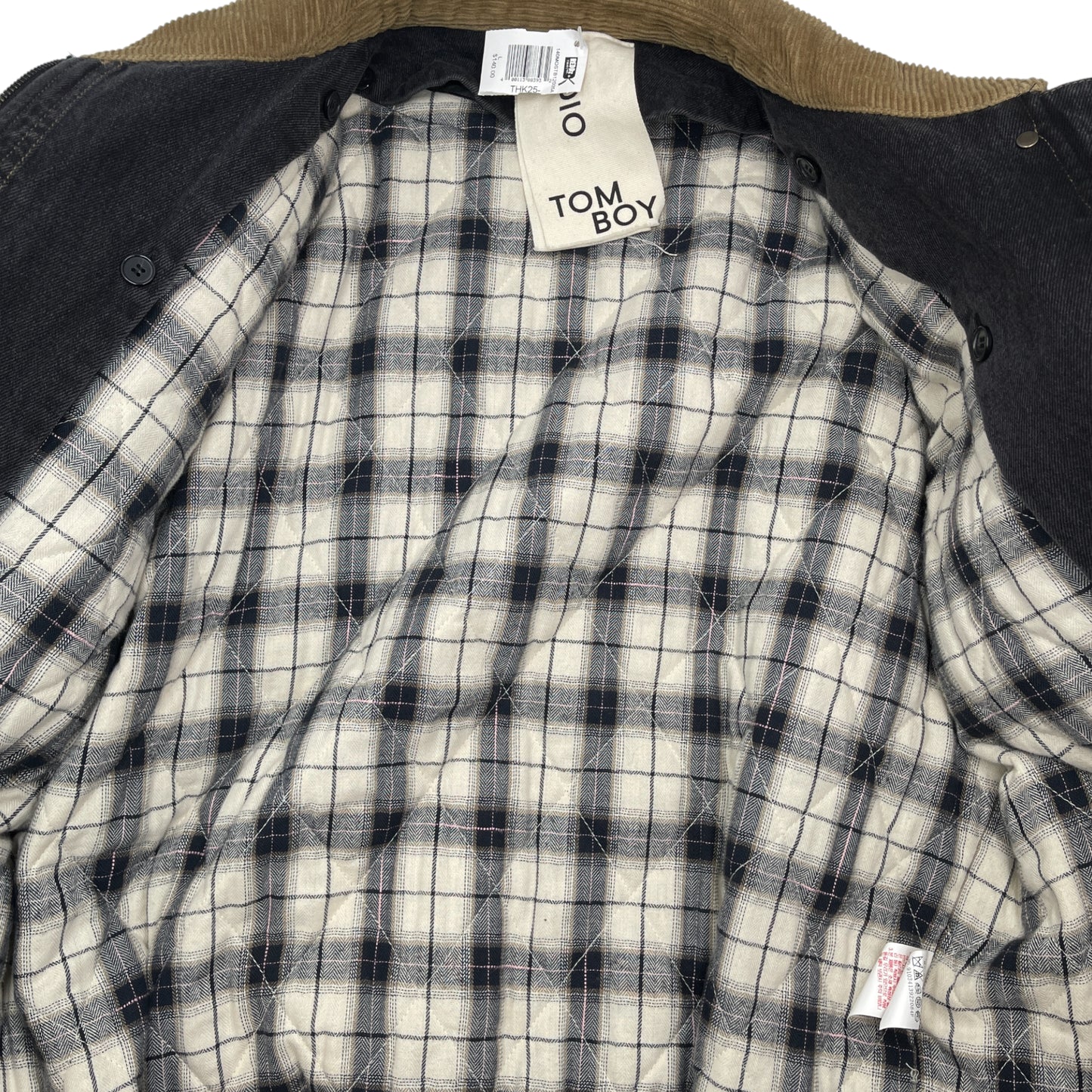 Studio Tomboy Corduroy Denim Grey Jacket