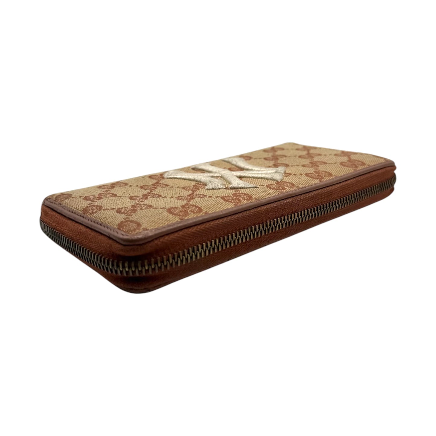 Gucci GG NY Yankees Zip Around Wallet