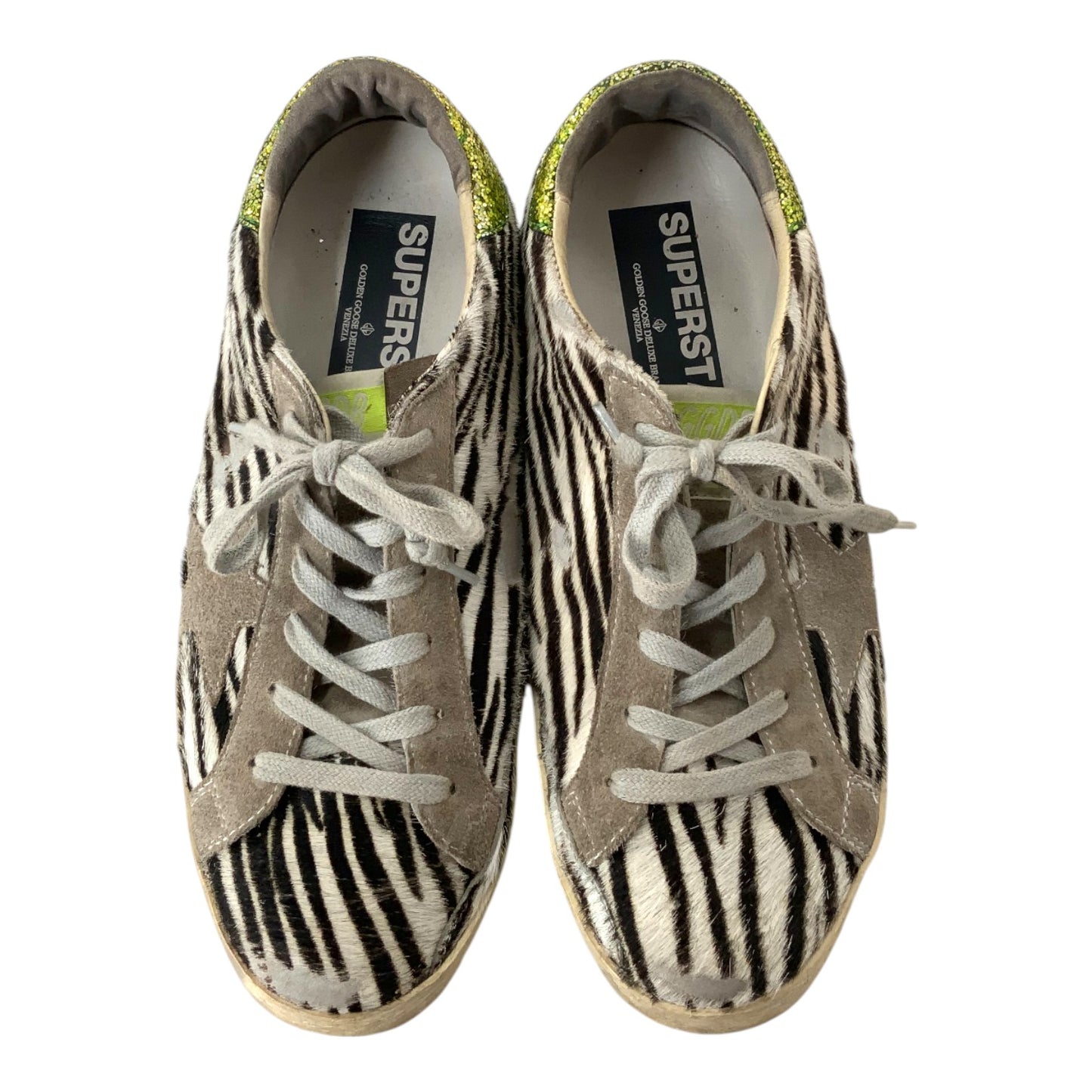 Golden Goose Super-Star Distressed Low-Top Sneakers