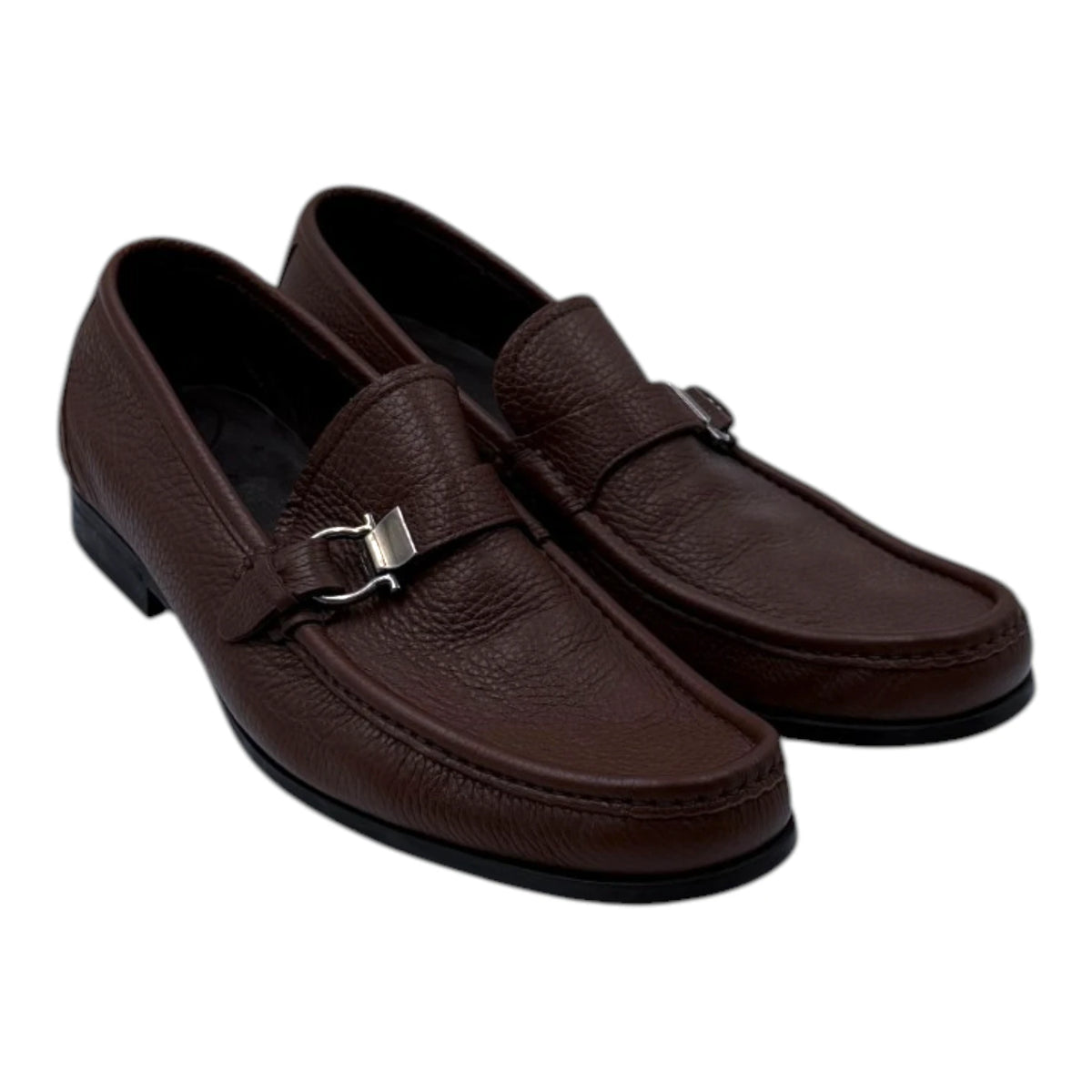 Salvatore Ferregamo Grandioso Gancini Bit Loafers