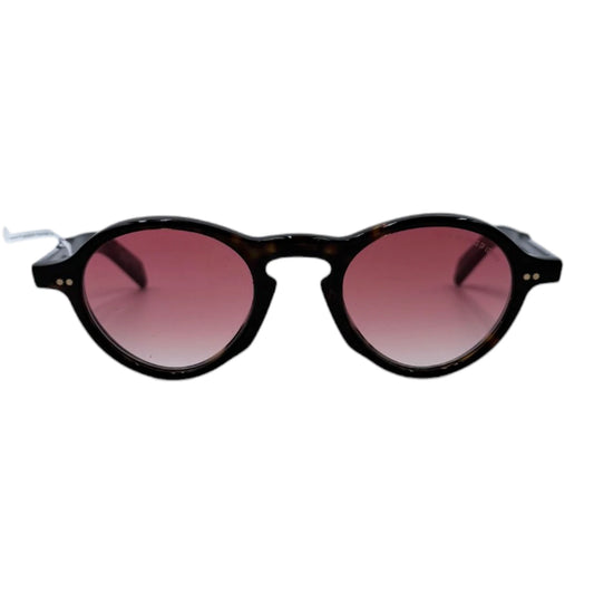 Culter and Gross Havana Round Frame Sunglasses
