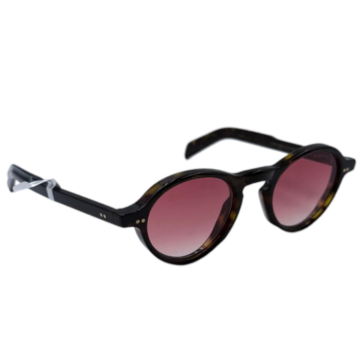 Culter and Gross Havana Round Frame Sunglasses