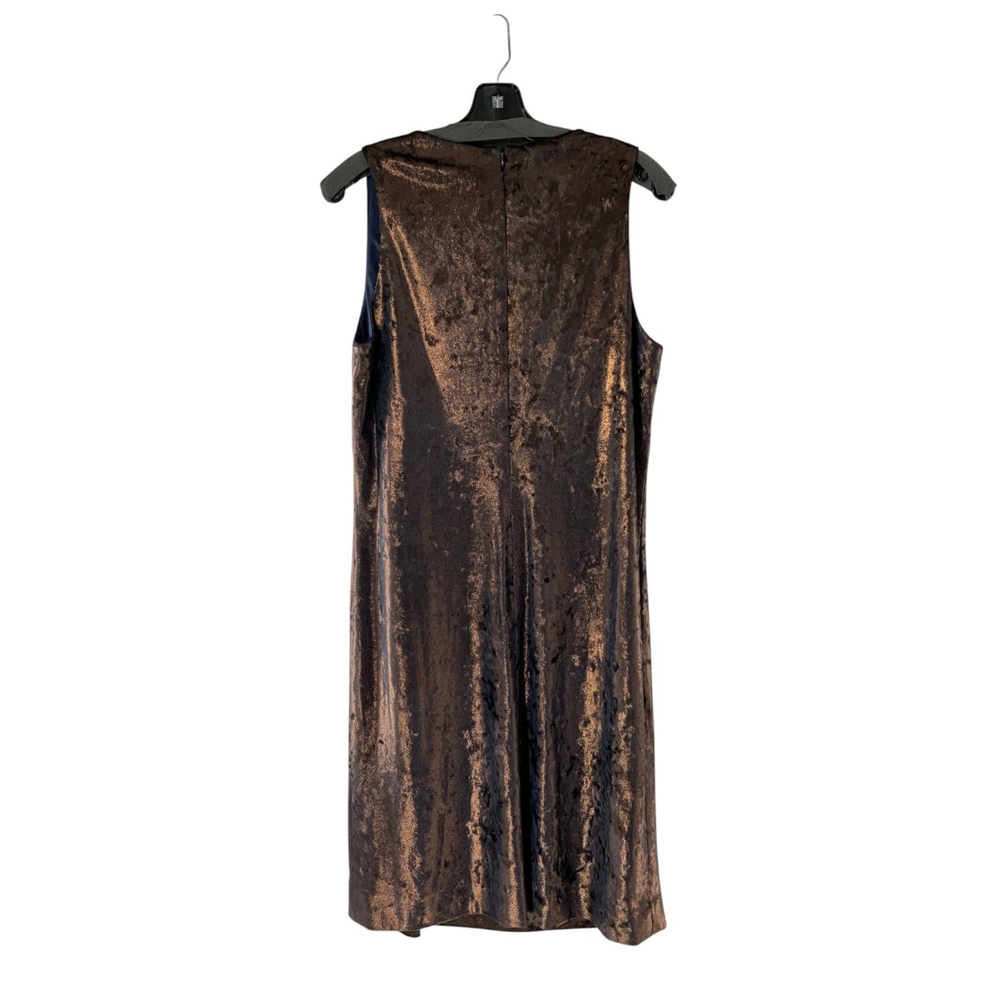 Etcetera Blue and Copper Sheen Dress