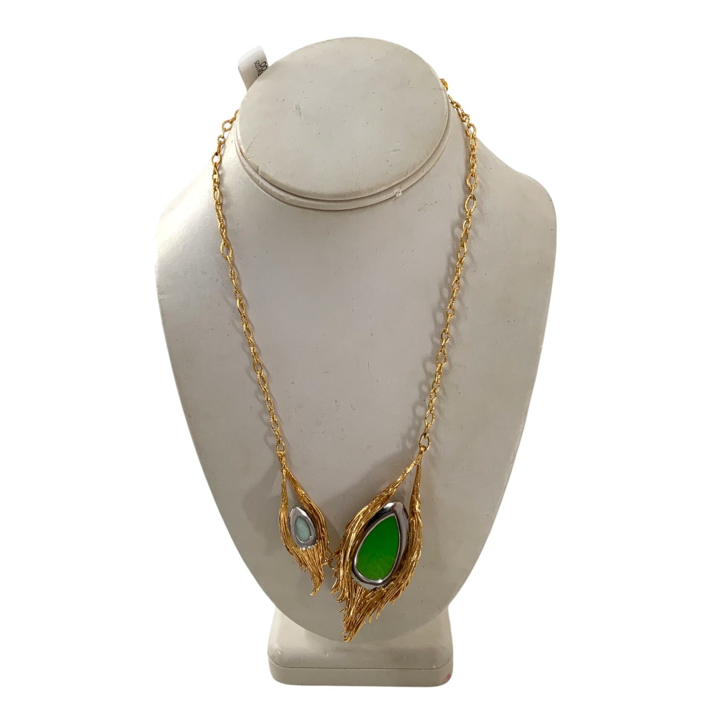 Alexis Bittar Green and Blue Gem Necklace