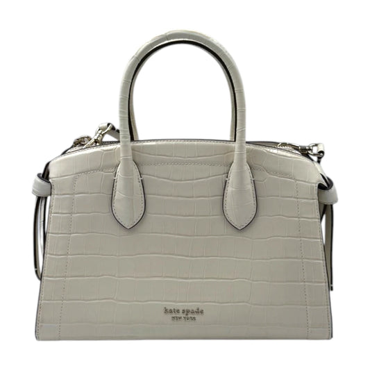Kate Spade Knott Croc Embossed Medium Zip Top Satchel Bag