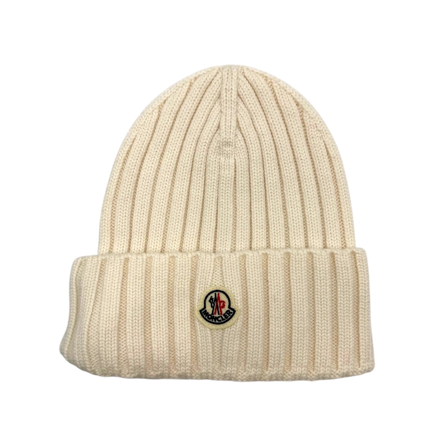Moncler Ribbed Knit Wool Beanie