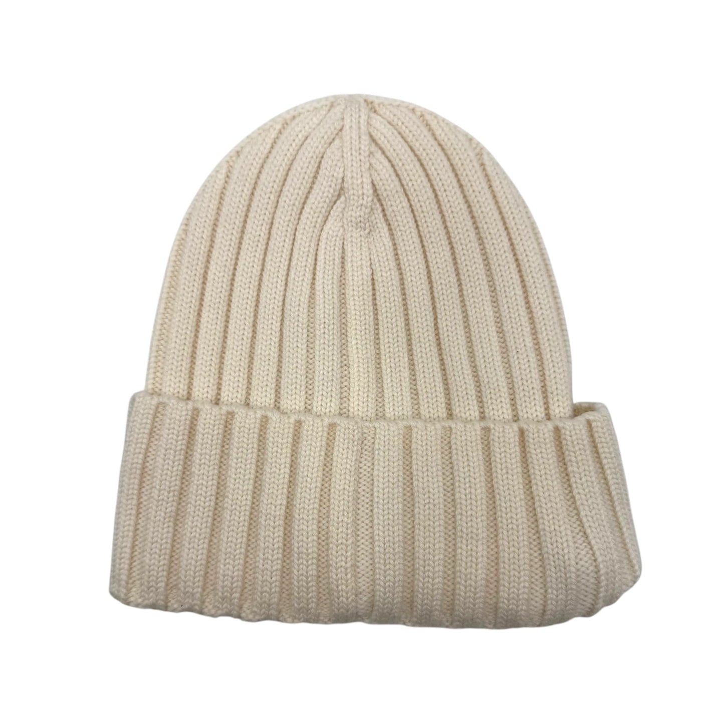 Moncler Ribbed Knit Wool Beanie