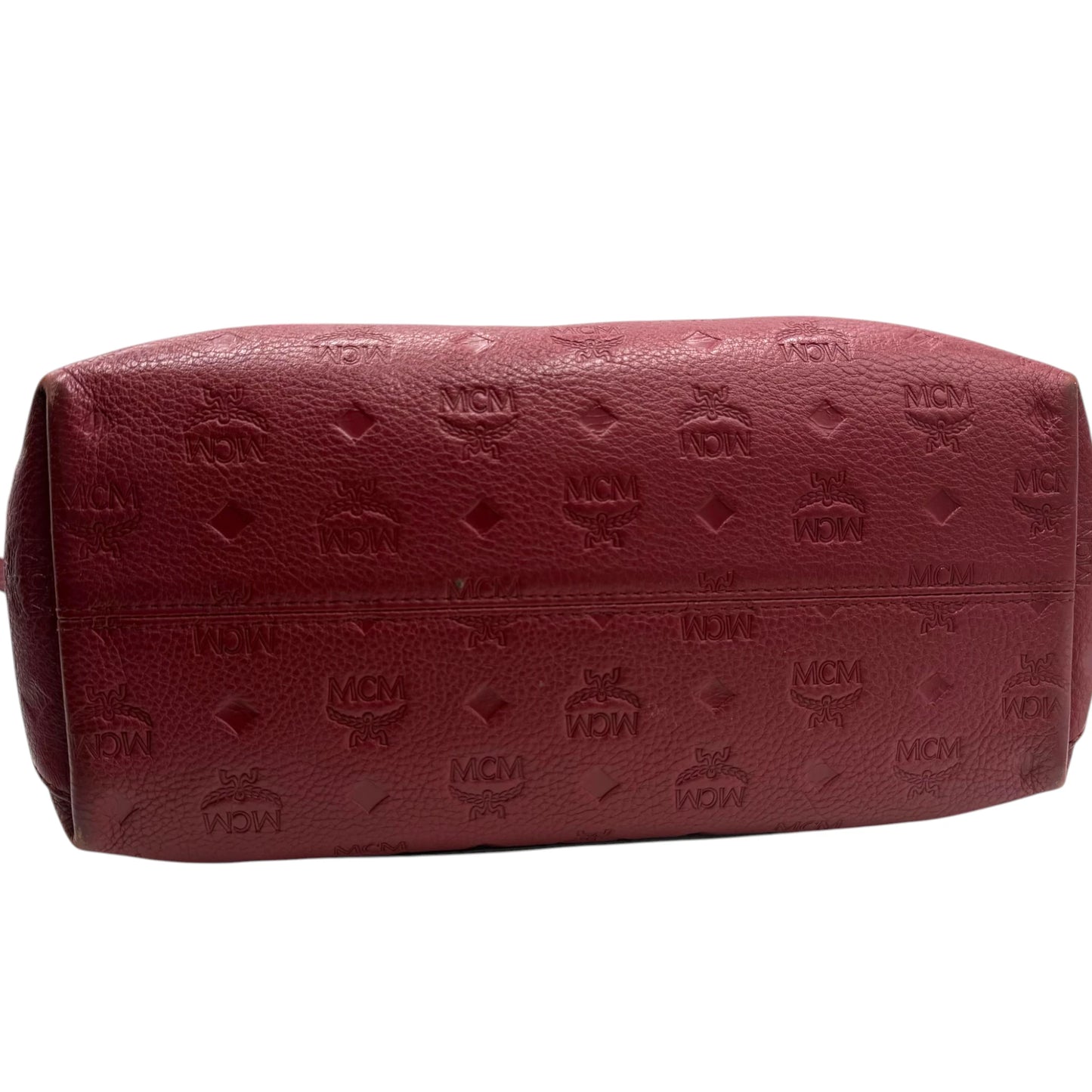 MCM Monogram Burgundy Hobo