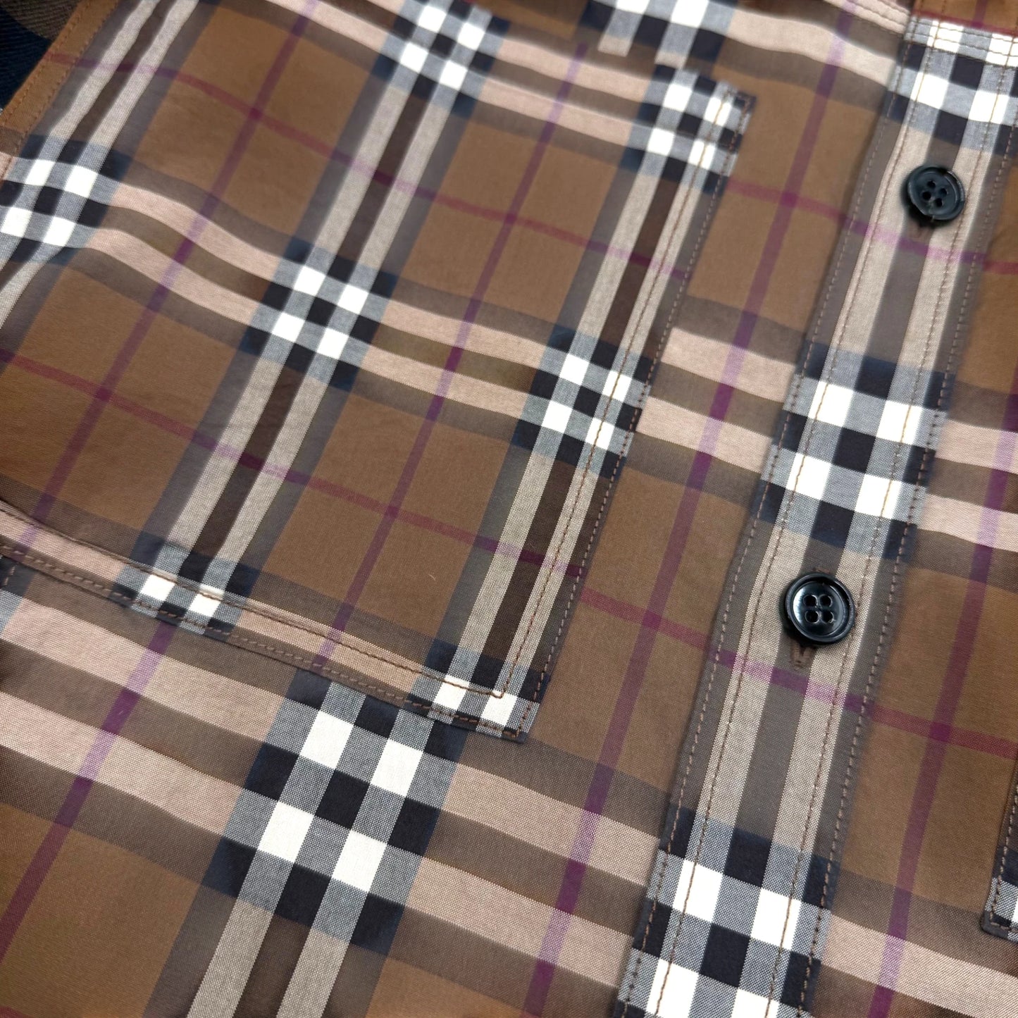 Burberry Patchwork Check Shirt