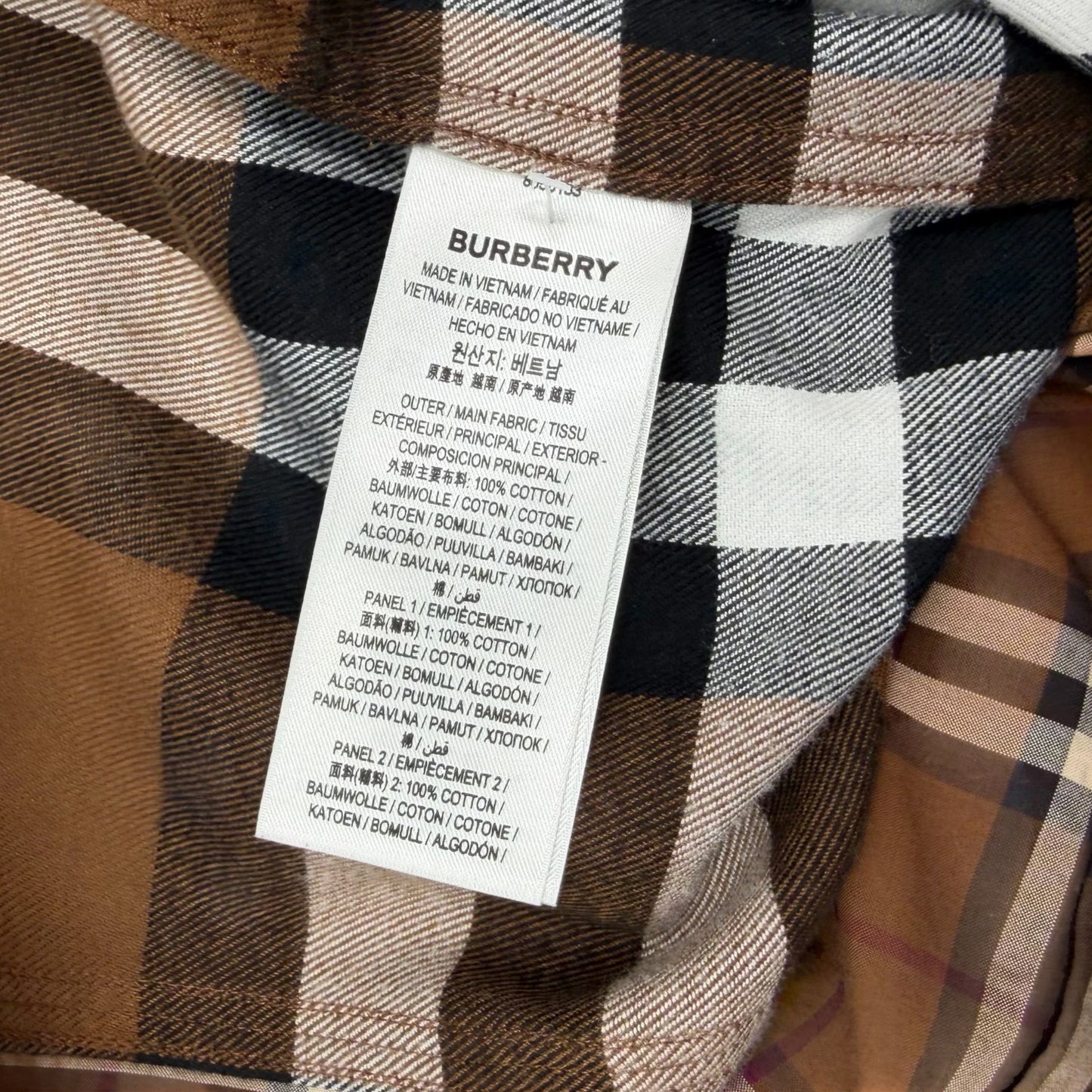 Burberry Patchwork Check Shirt