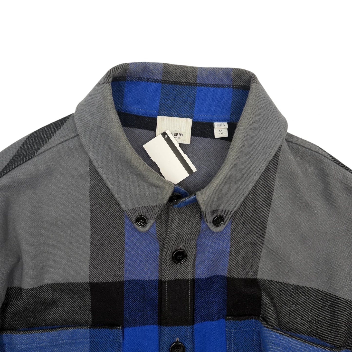 Burberry Check Flannel Buttondown Shirt