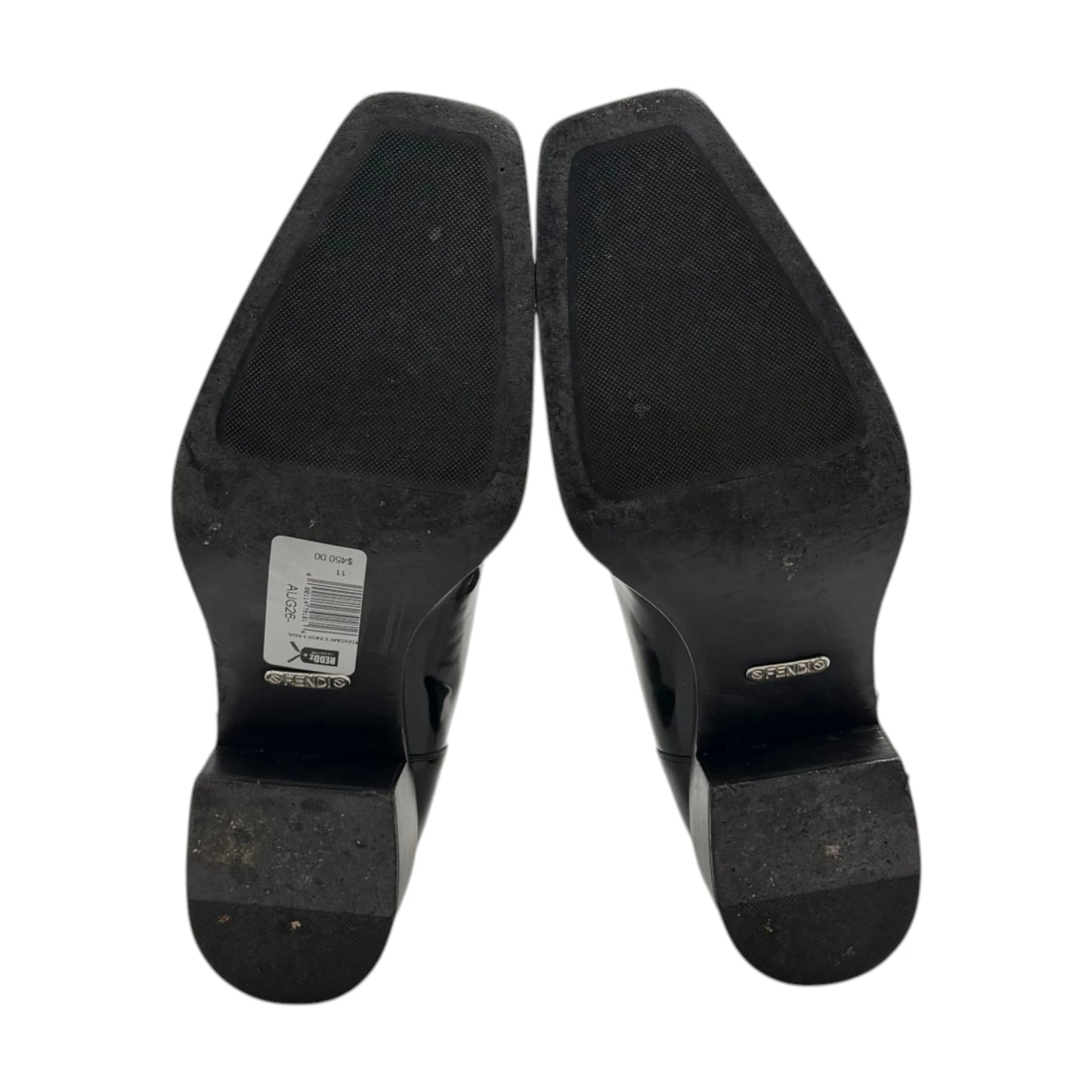 Fendi Patent Chelsea Boots
