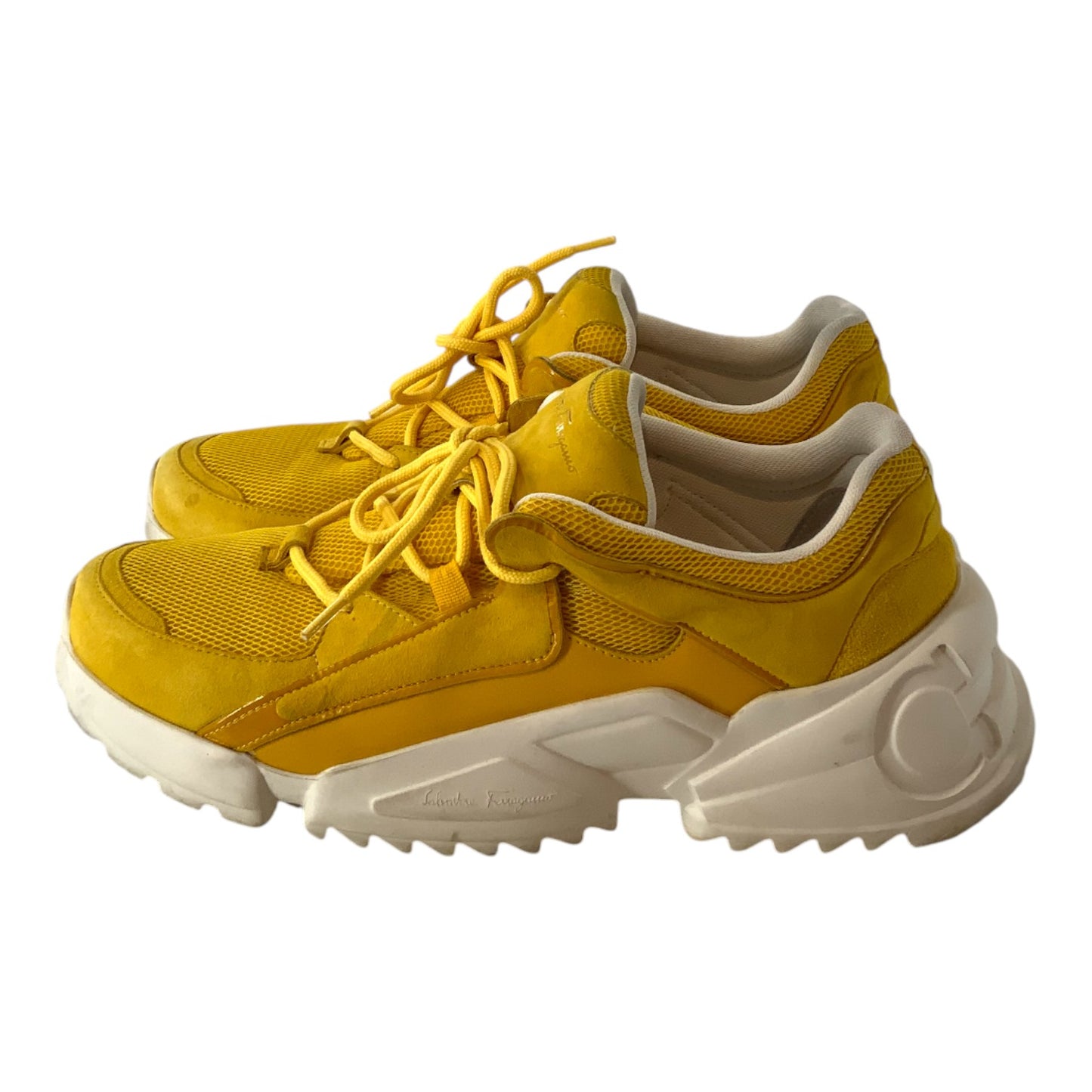 Salvatore Ferragamo Skylar Sunshine Suede Sneakers