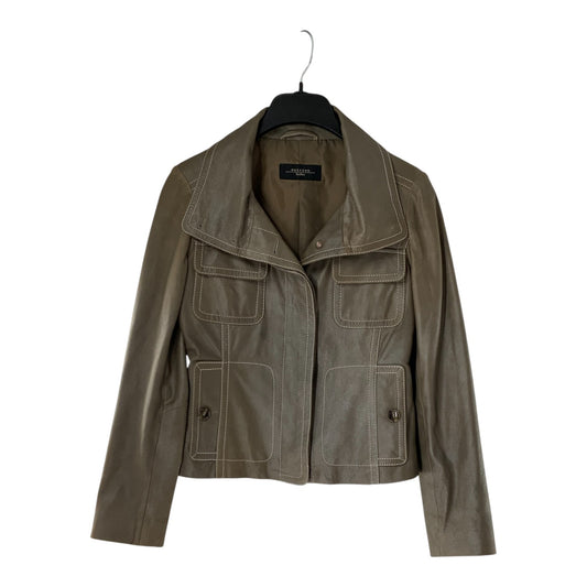 Weekend Max Mara Goat Skin Leather Jacket