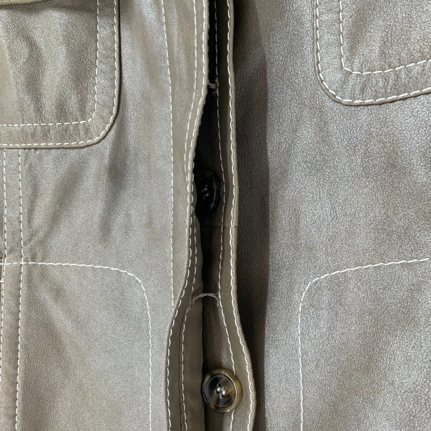 Weekend Max Mara Goat Skin Leather Jacket