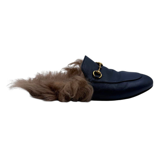 Gucci Princetown Shearling Loafer Mule