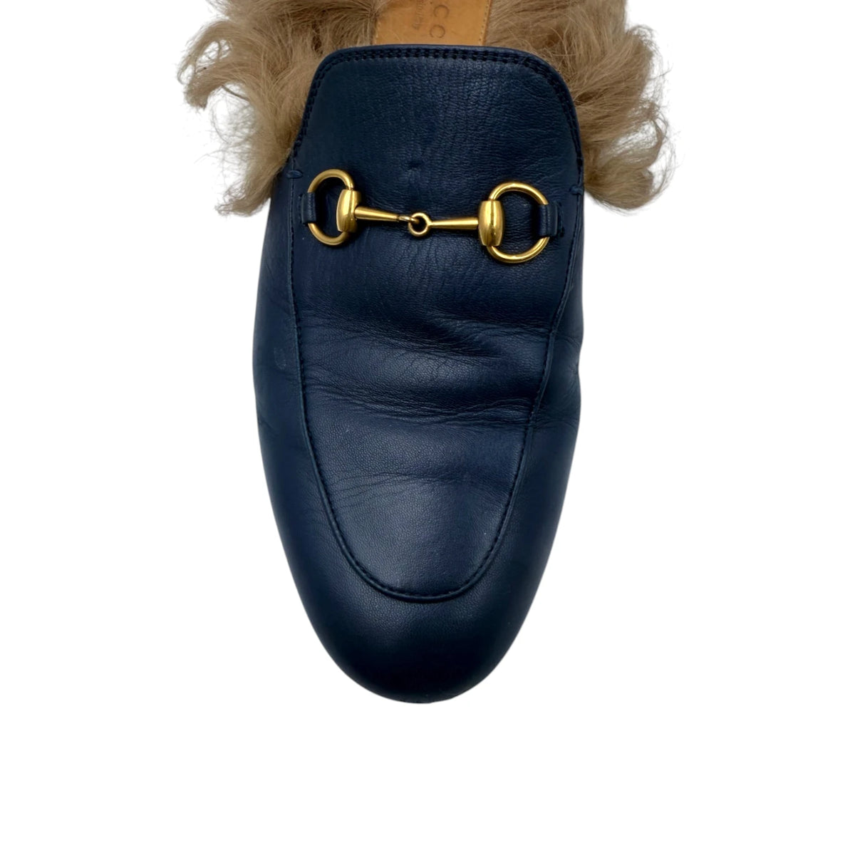 Gucci Princetown Shearling Loafer Mule