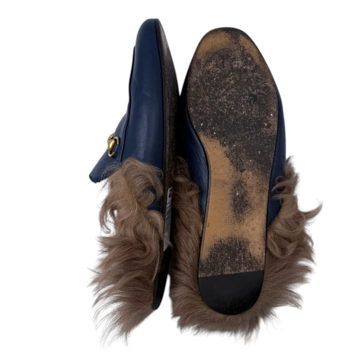 Gucci Princetown Shearling Loafer Mule