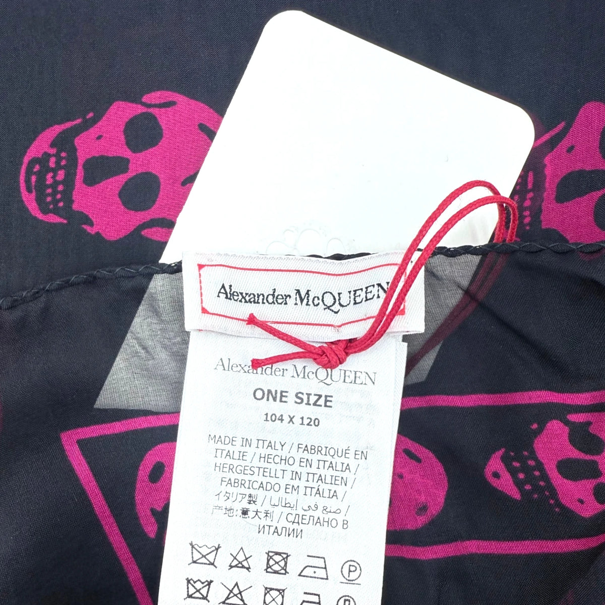 Alexander McQueen Skull Silk Scarf