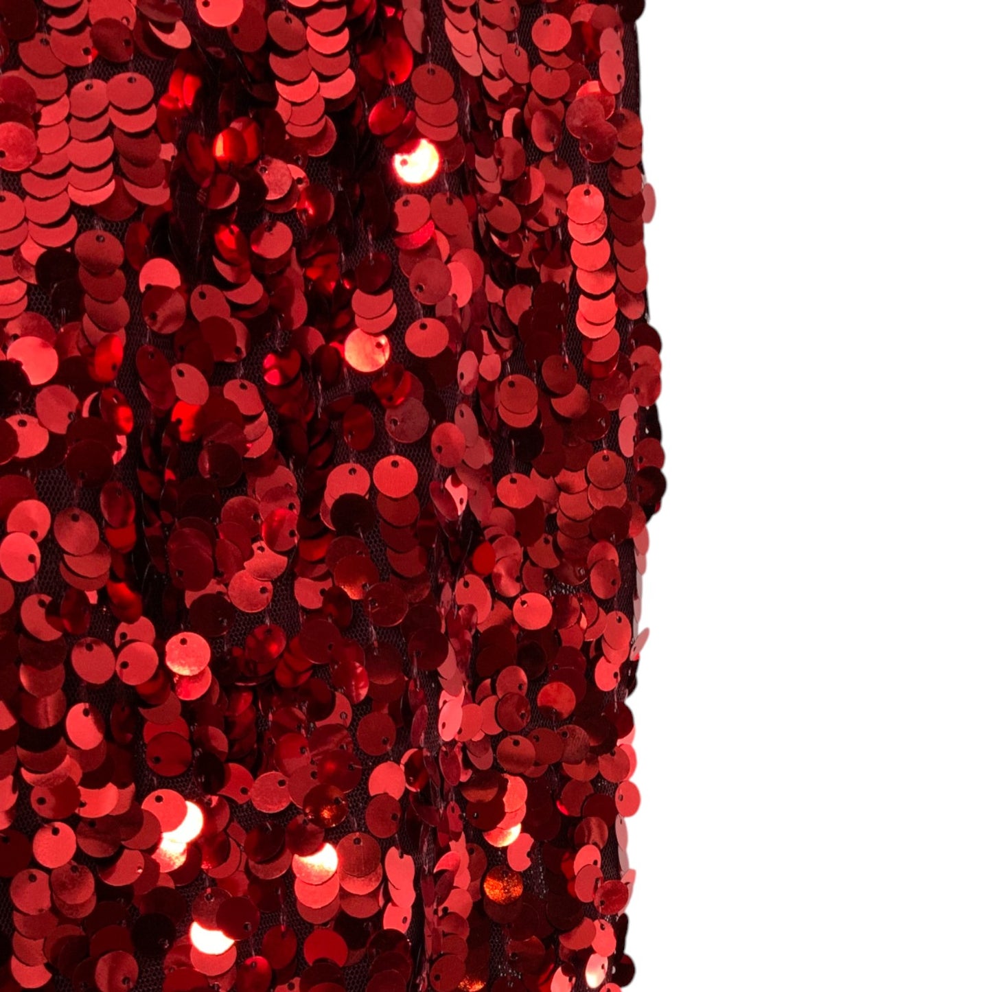Dolce & Gabbana Red Sequin Pants