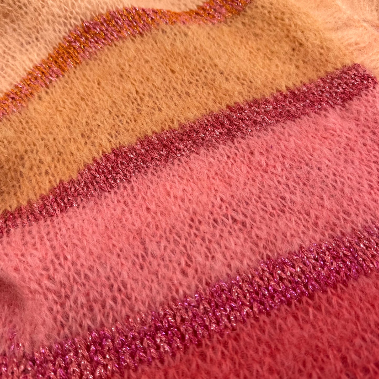 Rose Carmie Coat Stripe