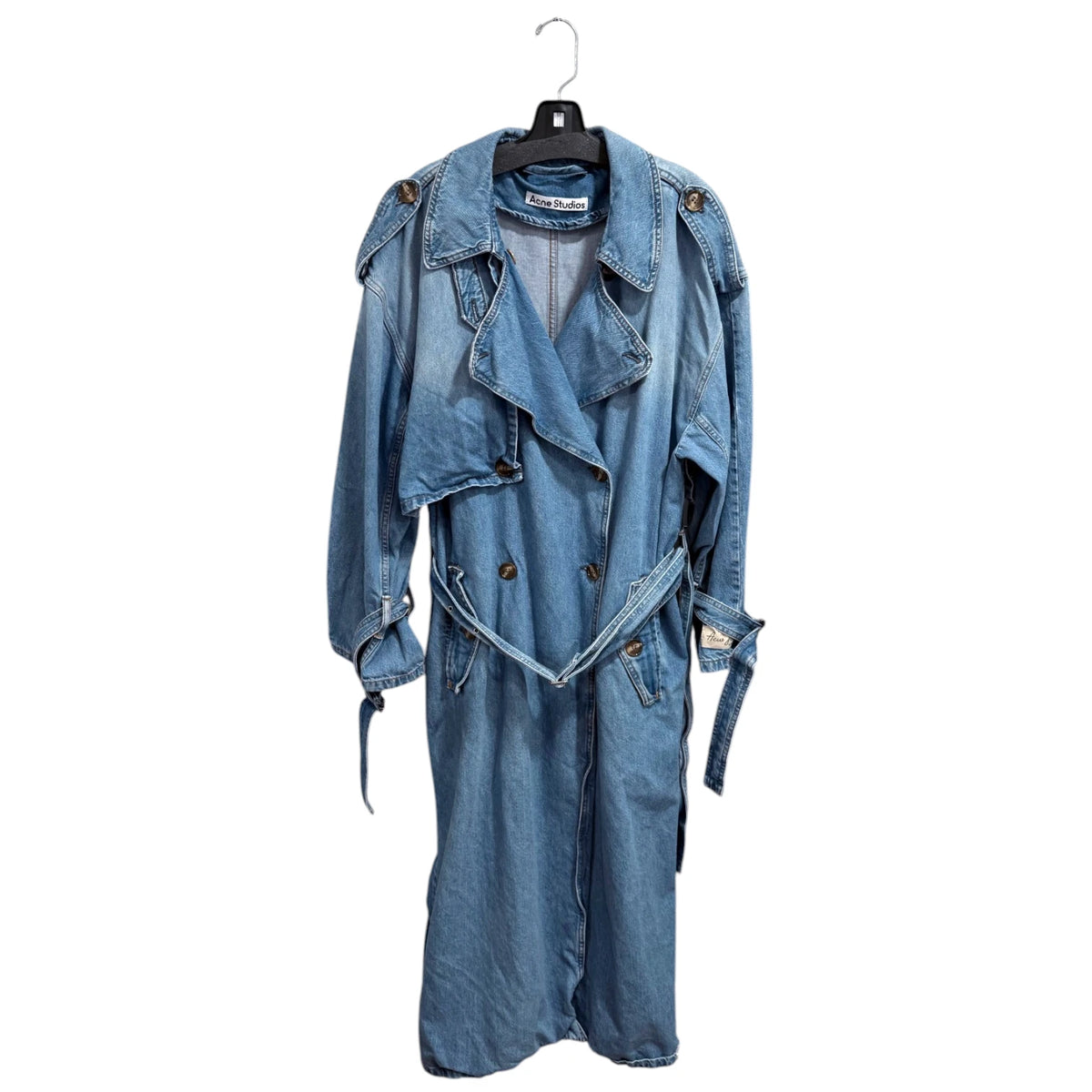 Acne Studios Osika Denim Trench Coat