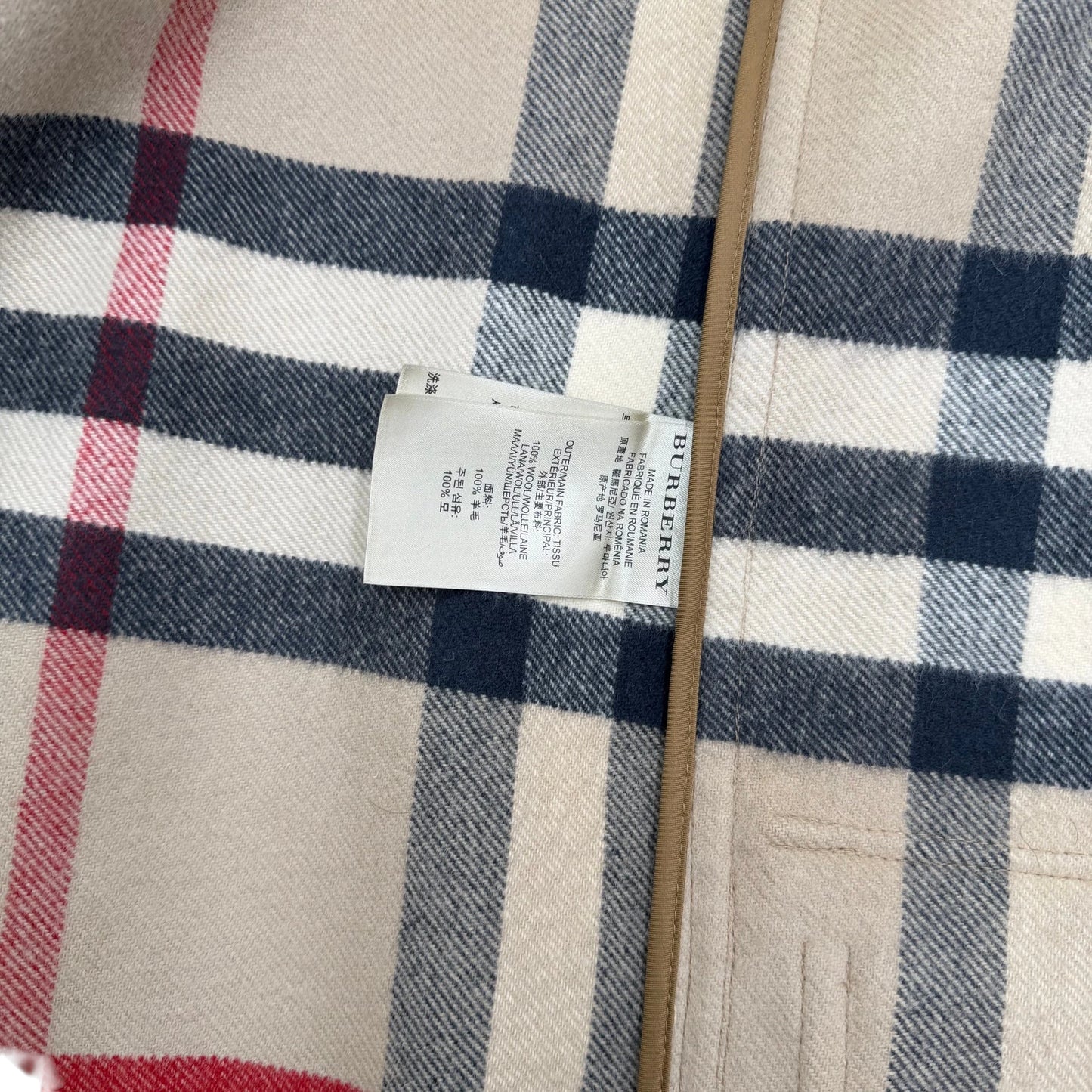Burberry Brit Wool Duffle Coat