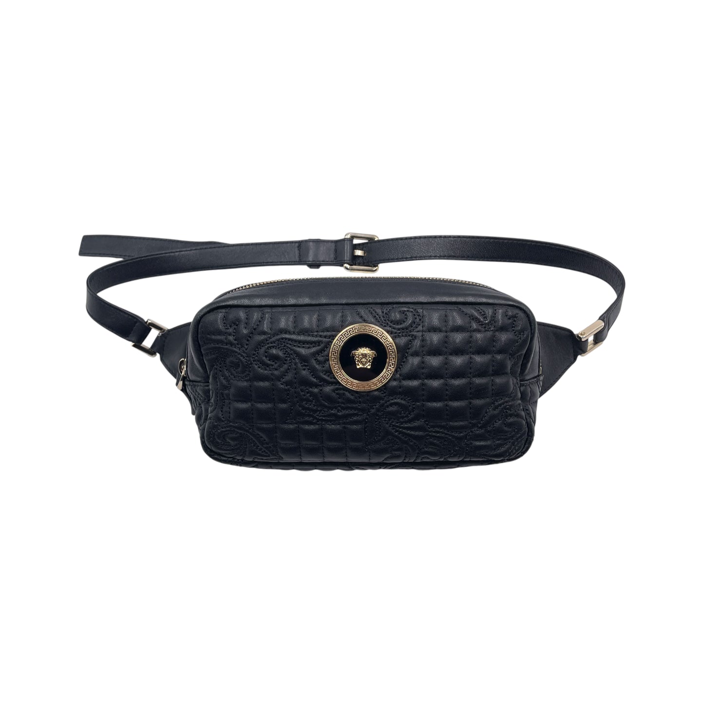 Versace La Medusa Quilted Belt Bag