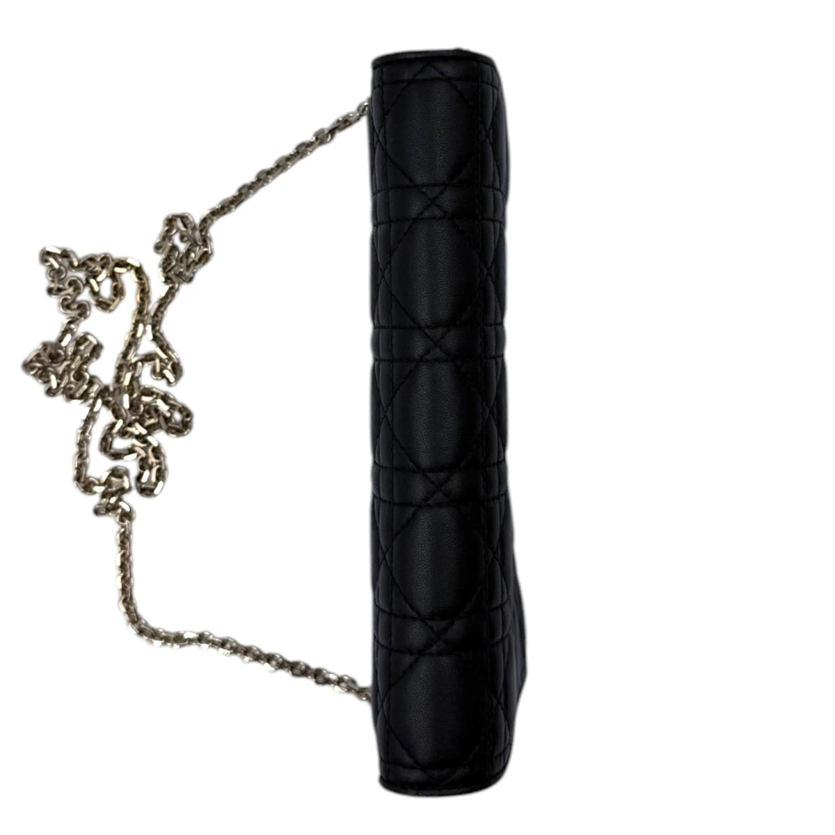Christian Dior Black Cannage Lady Dior Pouch