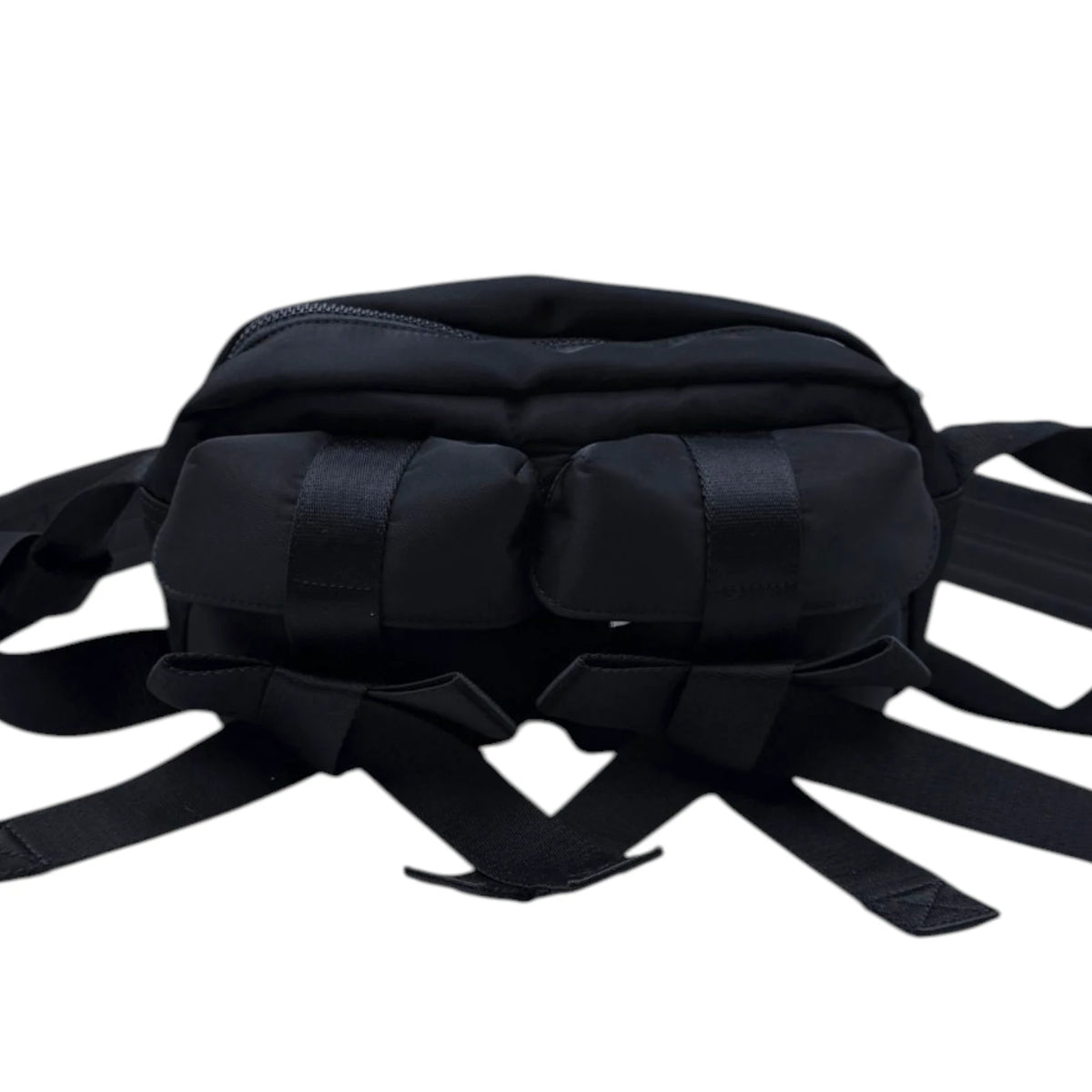 Simone Rocha Black Classic Bow Beaded Crossbody Bag