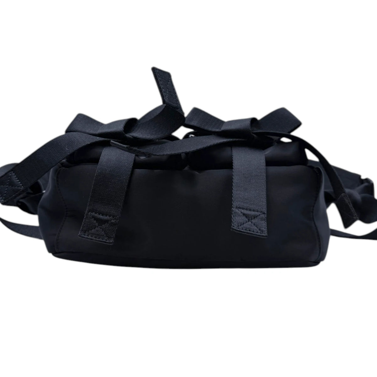 Simone Rocha Black Classic Bow Beaded Crossbody Bag