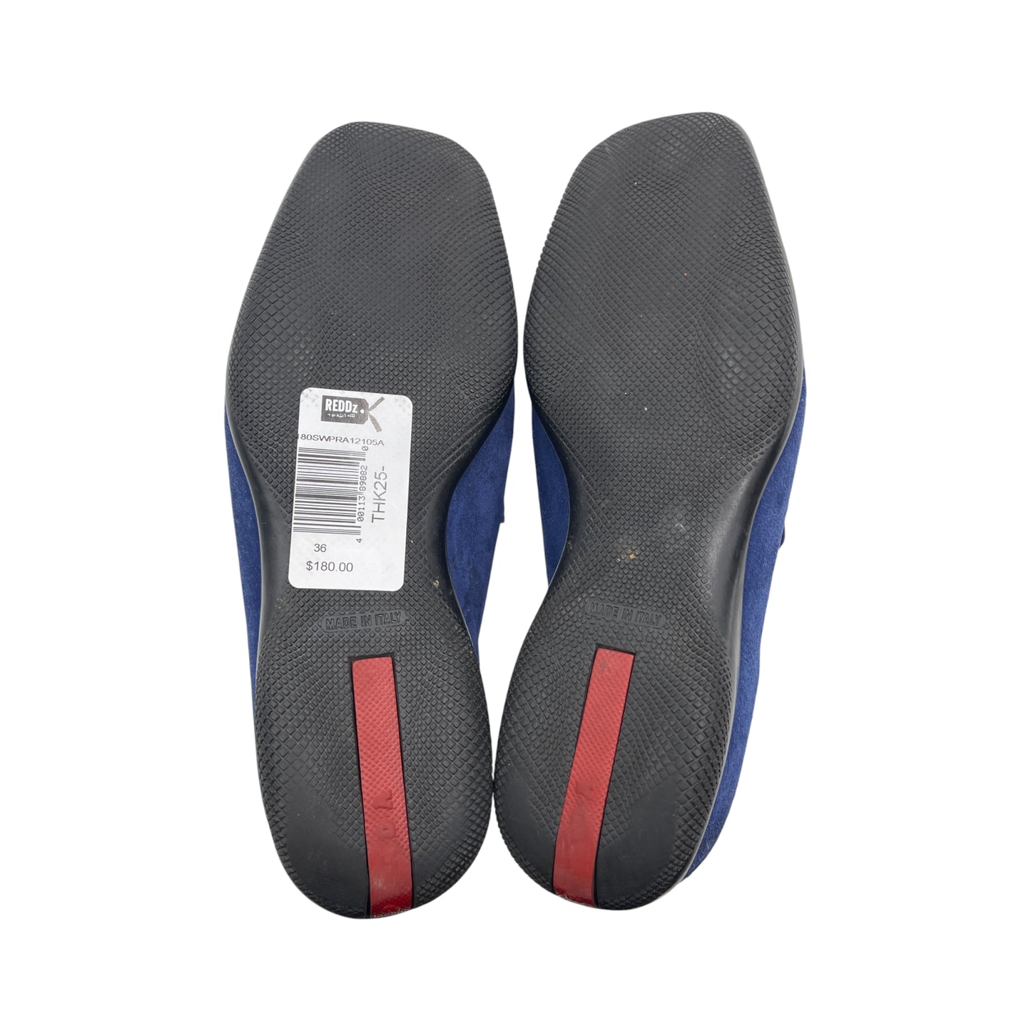 Prada Blue Suede Sport Loafer