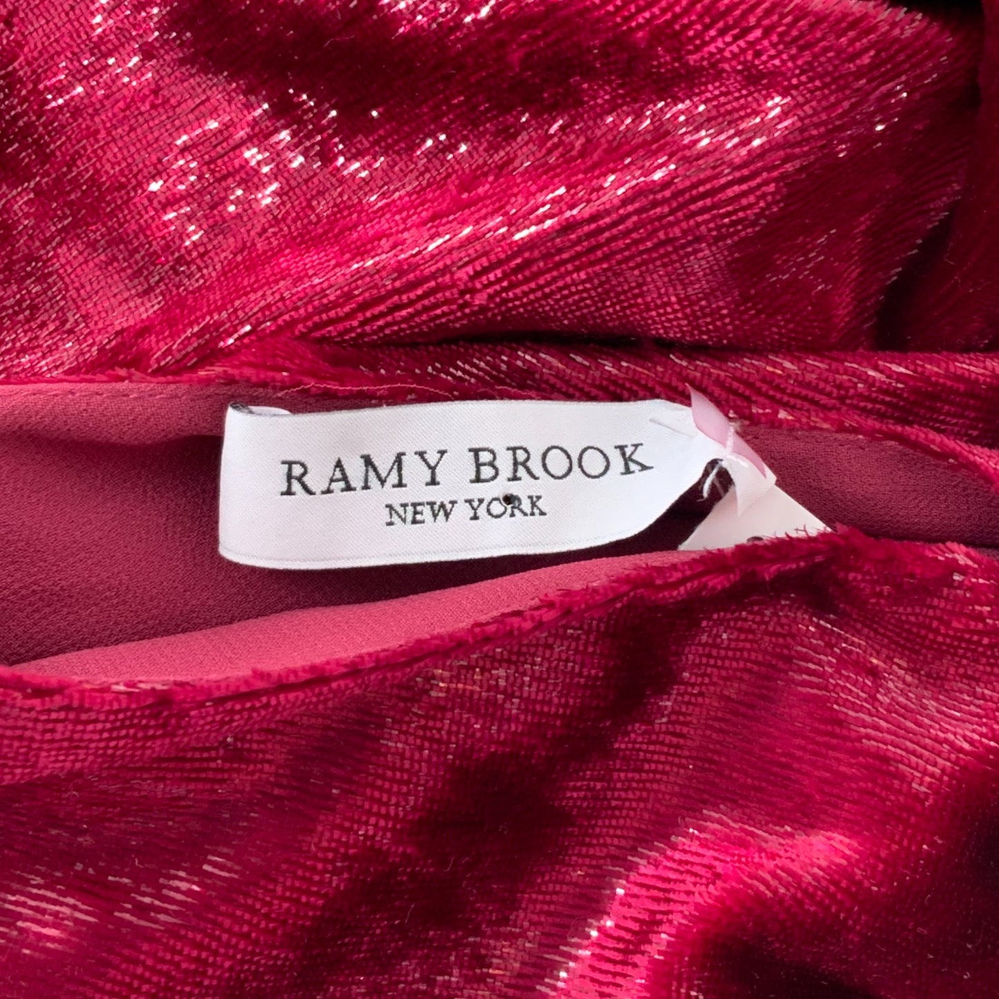 Ramy Brook Wine Red Holiday Dress