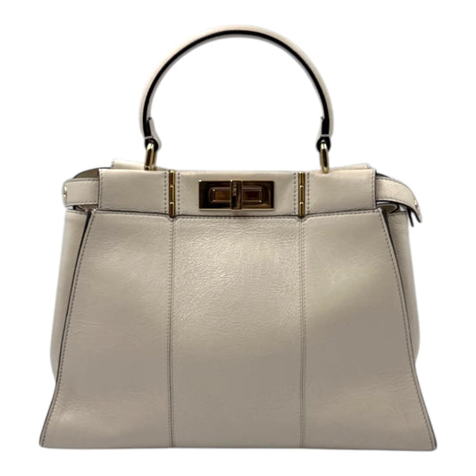 Fendi Peekaboo Crinkle Leather Bag