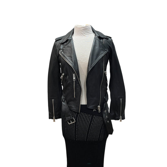 AllSaints Leather Biker Jacket