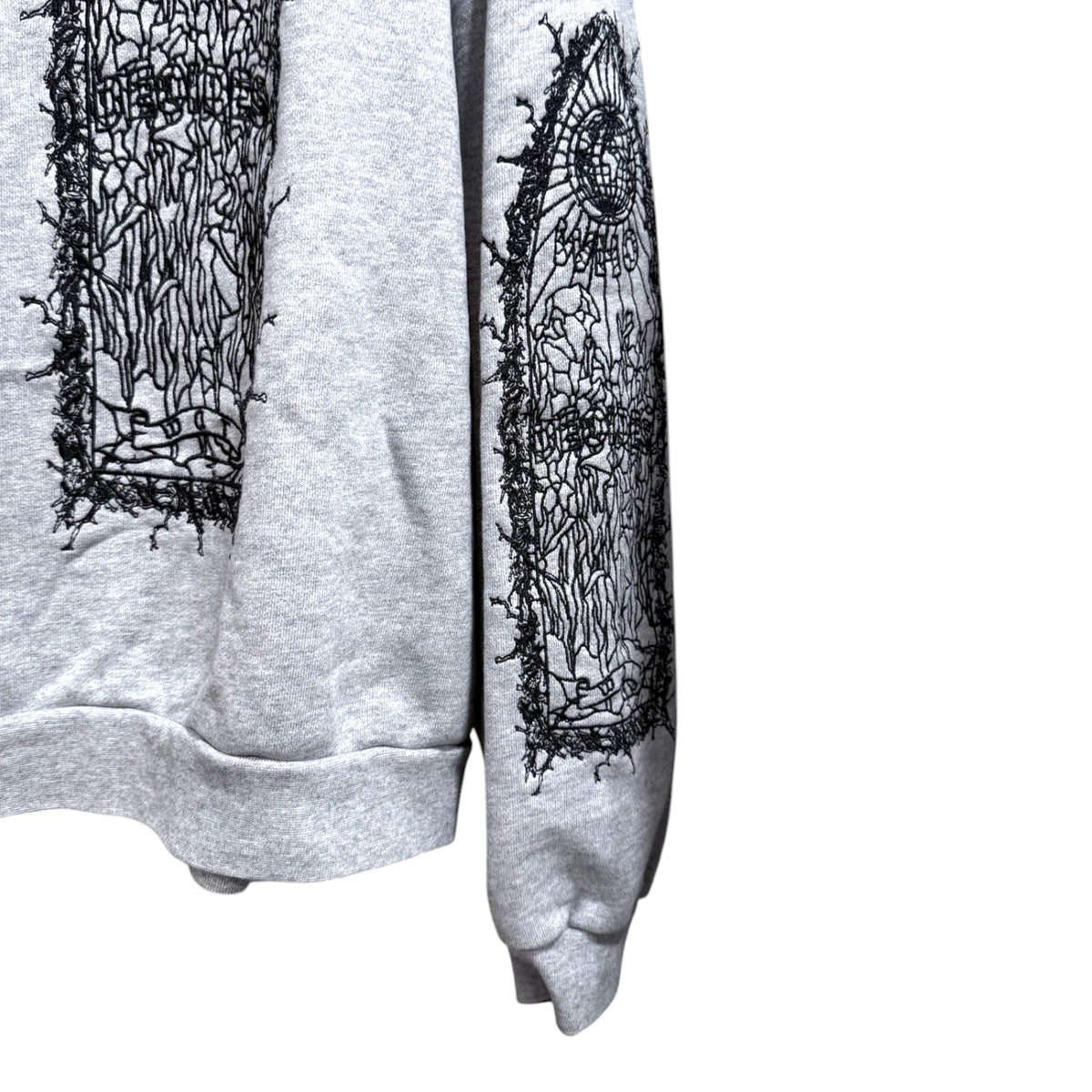 Who Decides War Gray Thorned Sweatshirt