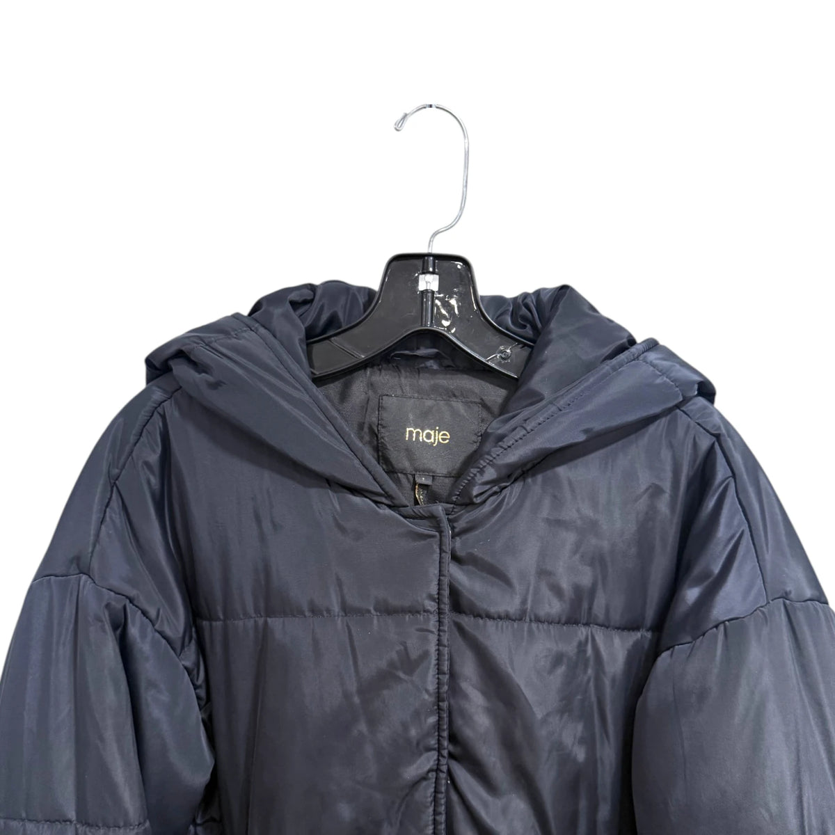 Maje Guelone Quilted Hooded Puffer Jacket