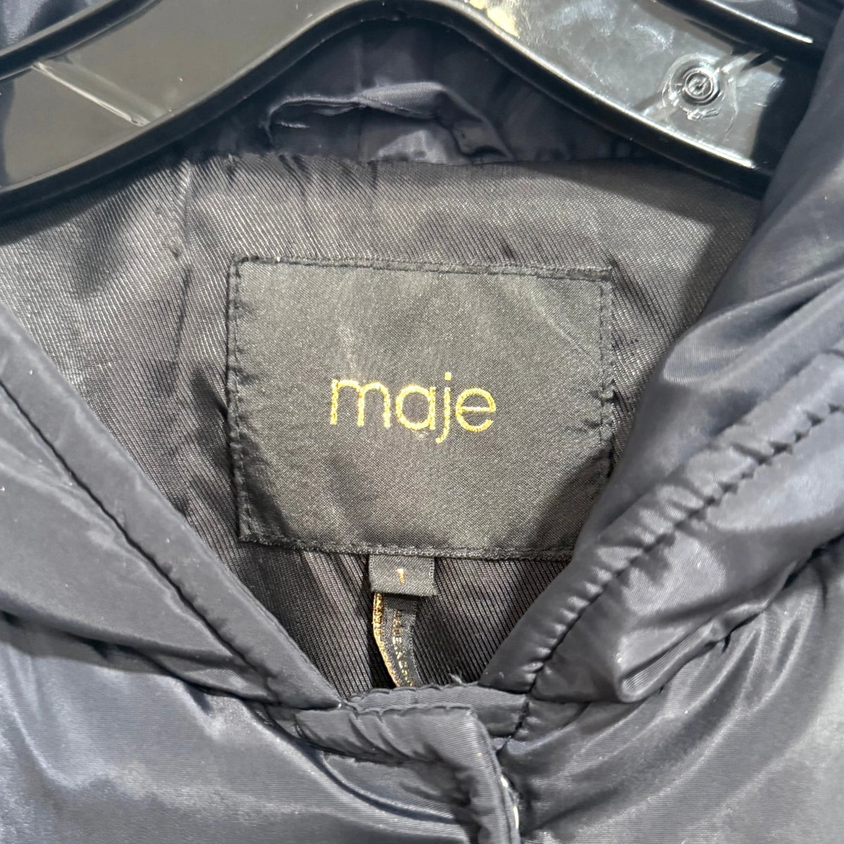 Maje Guelone Quilted Hooded Puffer Jacket