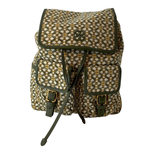 Tory Burch Printed Nylon Flap Backpack