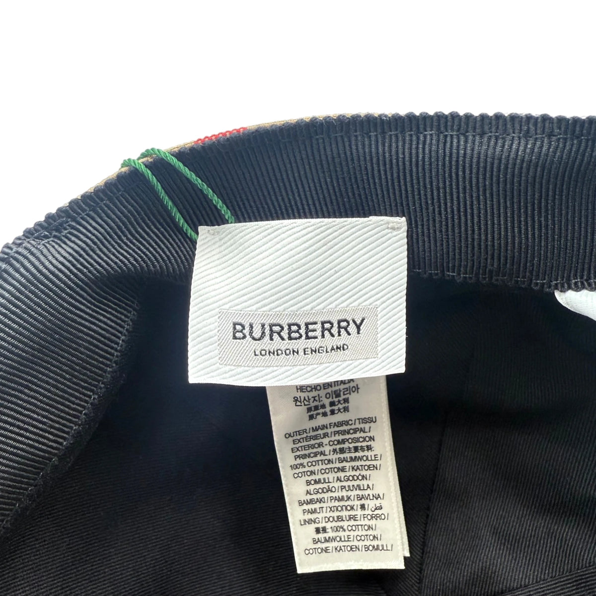 Burberry Check WIlliam Baseball Cap