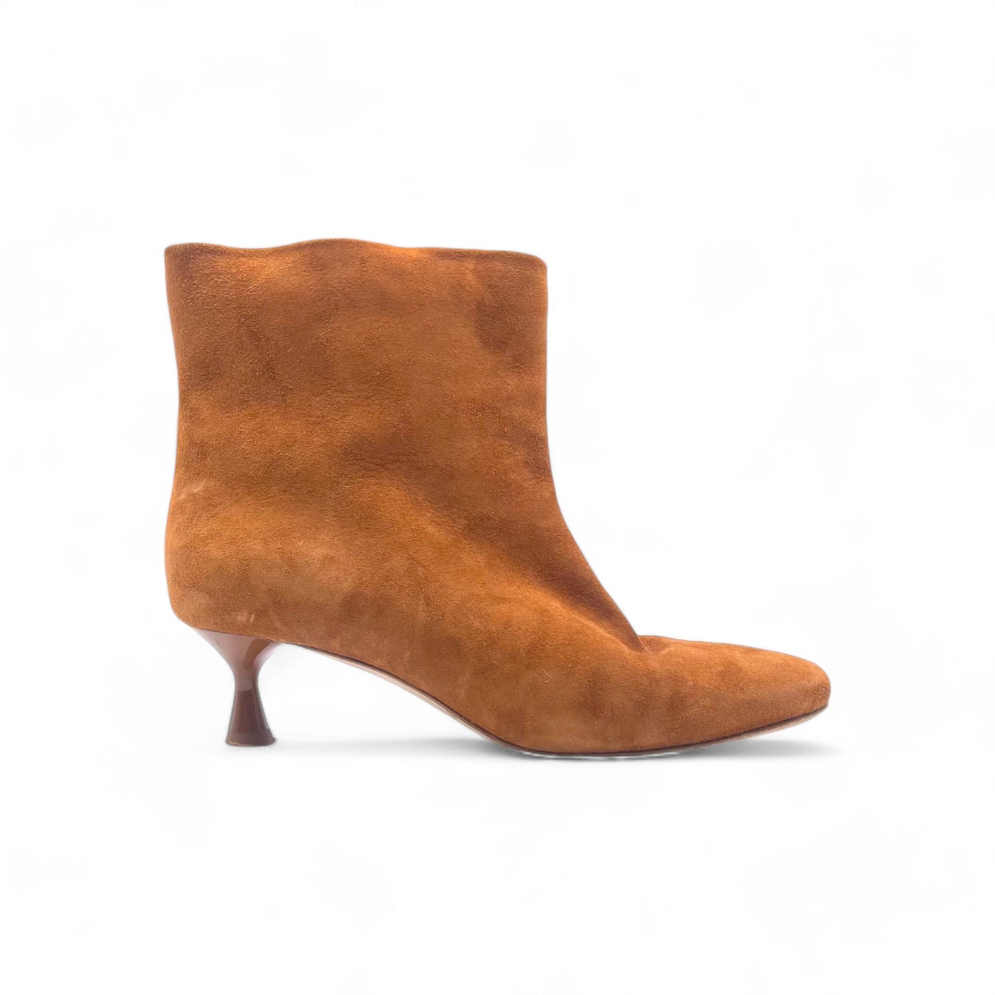 Dear Frances Camel suede Ankle Boots