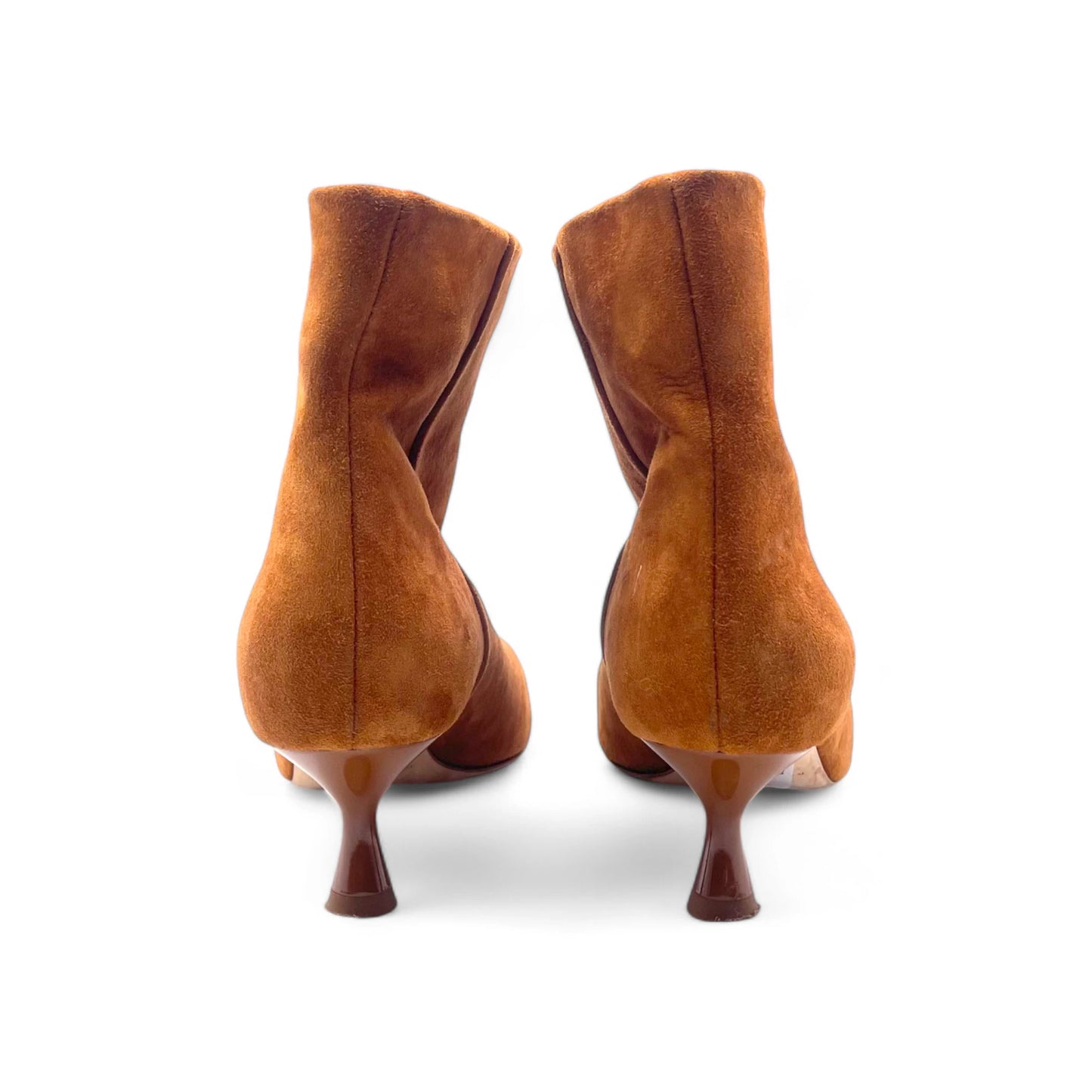 Dear Frances Camel suede Ankle Boots