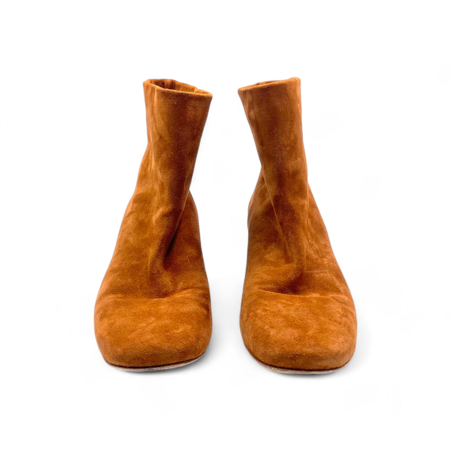 Dear Frances Camel suede Ankle Boots