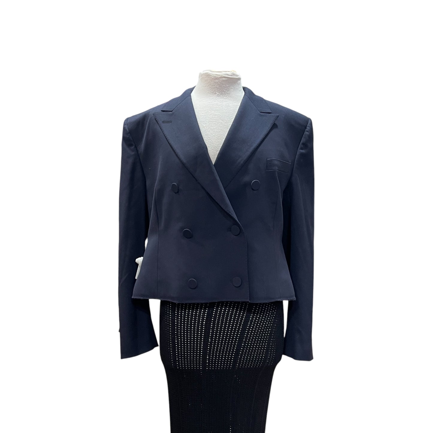 St. John Navy Wool Blazer