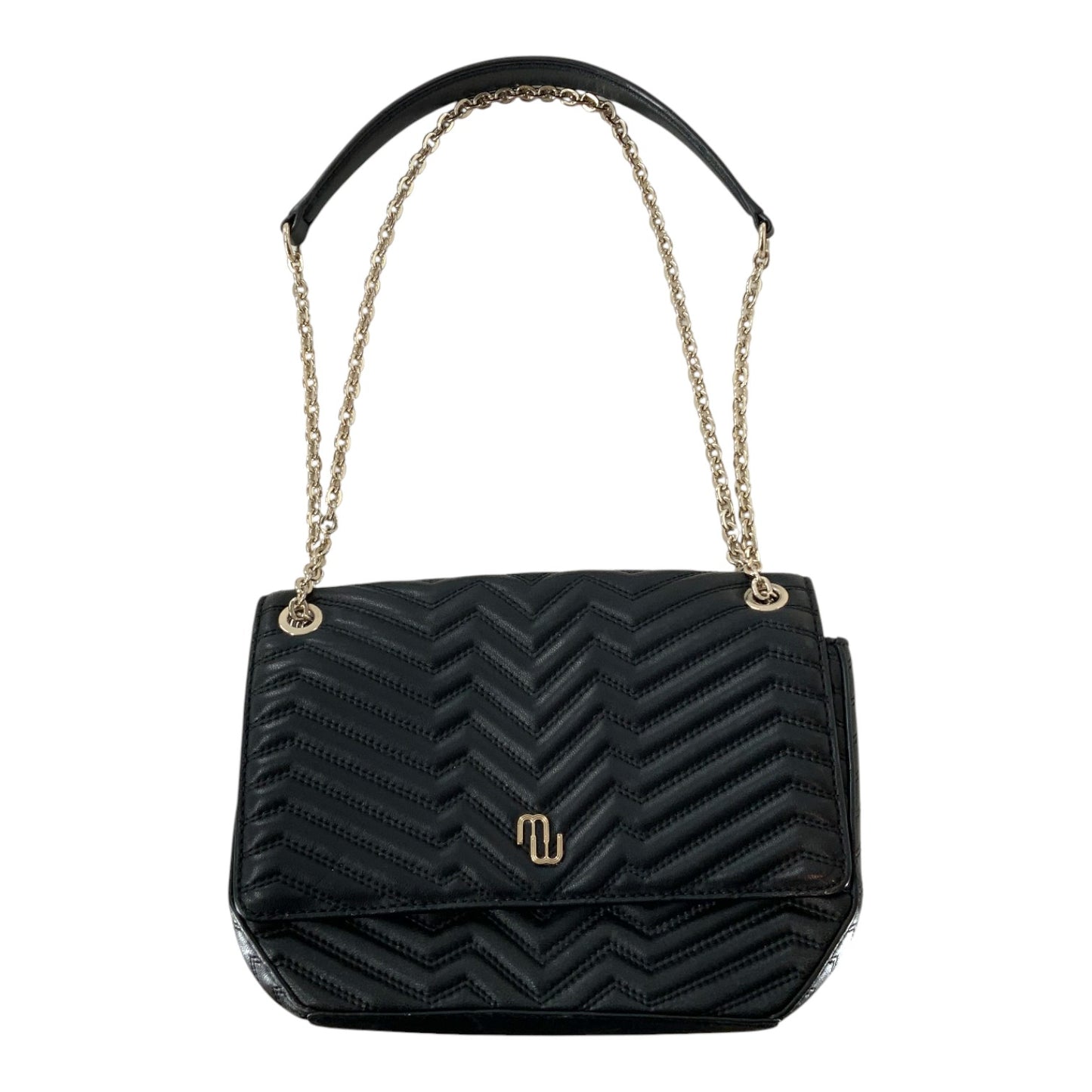 Maje Quilted Leather Bag