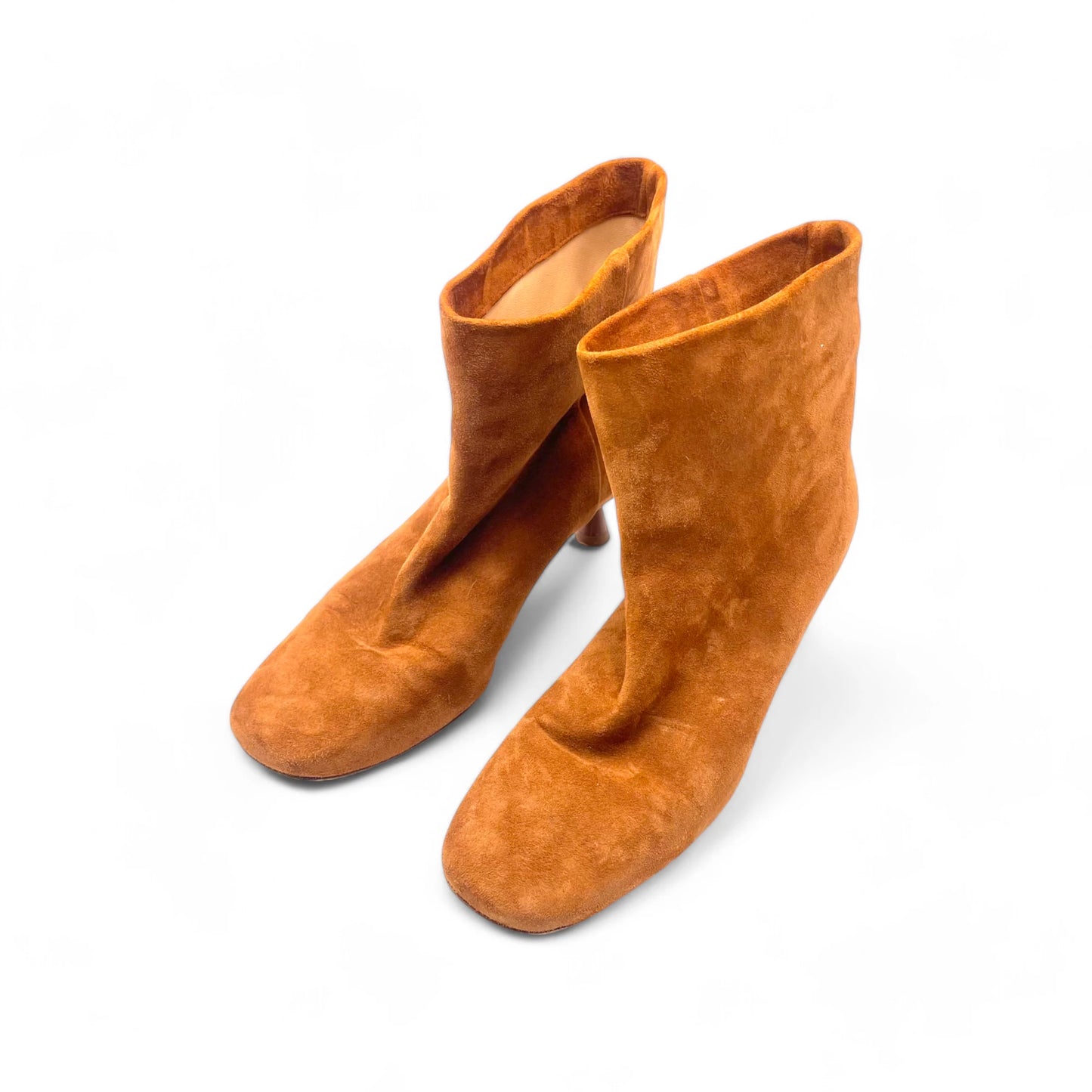 Dear Frances Camel suede Ankle Boots