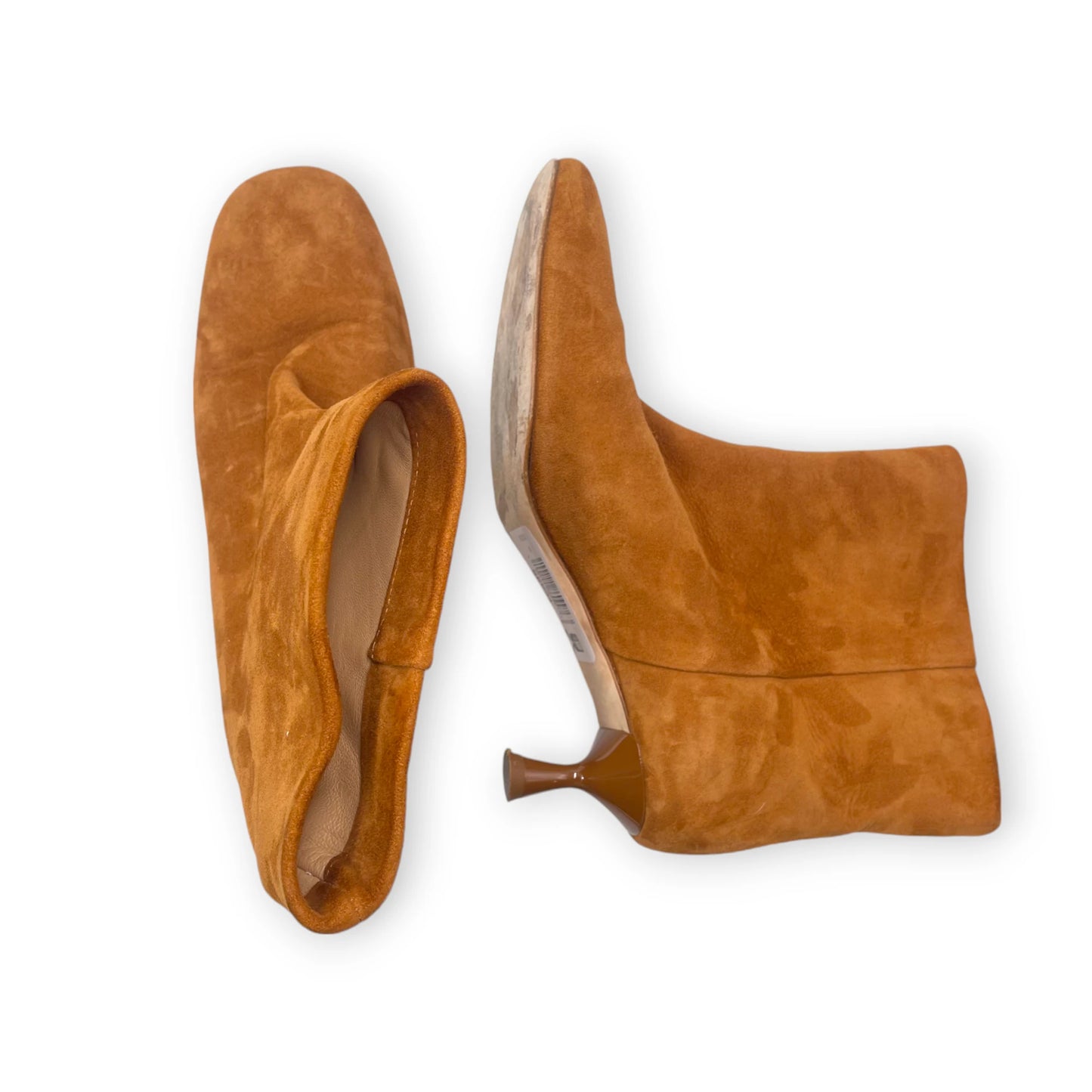 Dear Frances Camel suede Ankle Boots