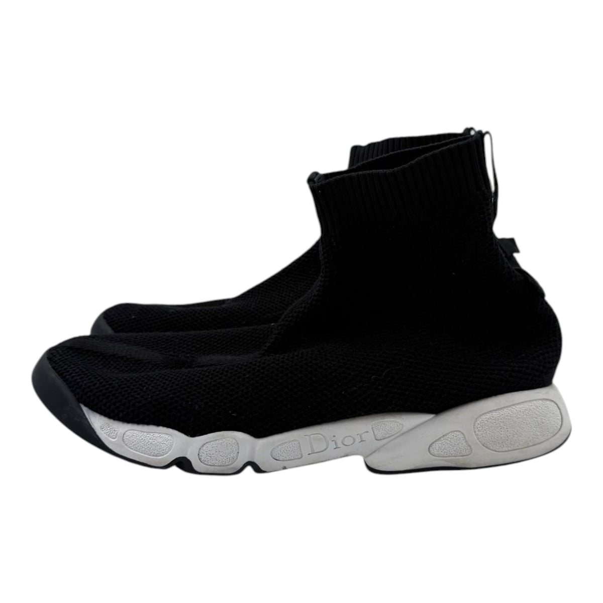 Christian Dior Fusion 2.0 Techinical Knit High-Top Sock Sneakers